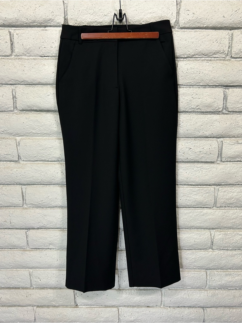 Nicole Miller New York Women's Black Wide‎ Leg Dress Pants Size 12